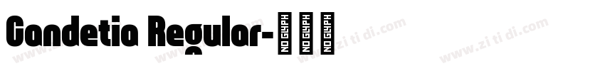 Candetia Regular字体转换
